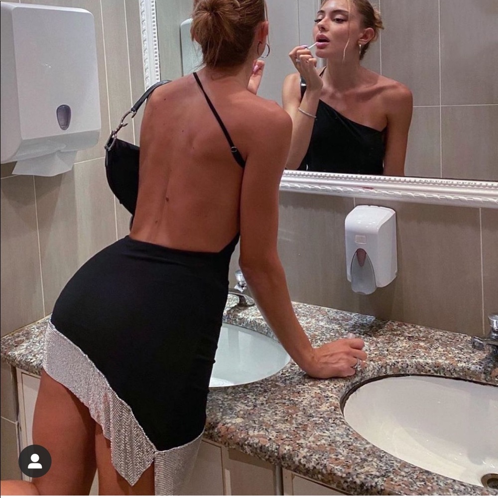 Black backless I Am Gia dress